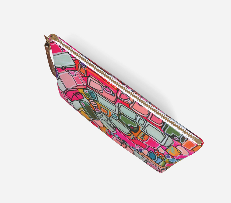 Carry-All Clutch / Everyday Organizer/ Make Up Bag