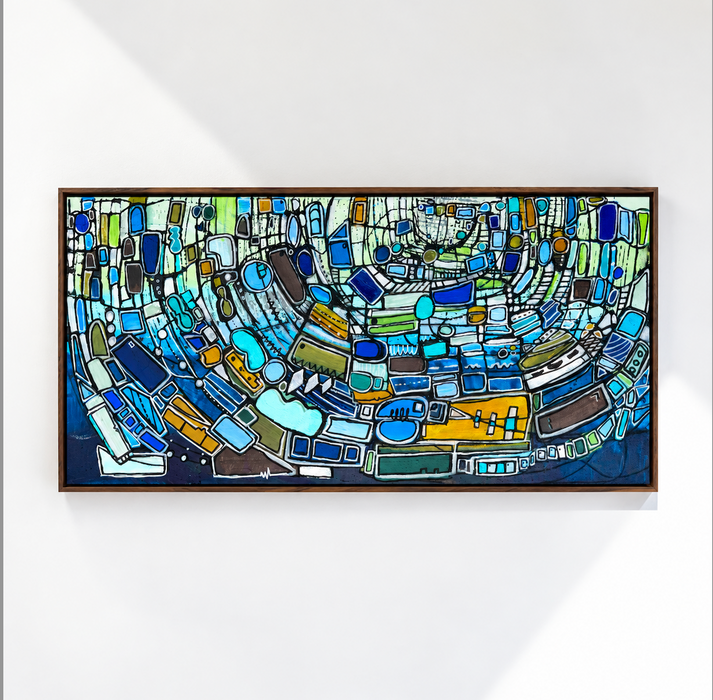 Against the Current- Original Painting by Leah Nadeau