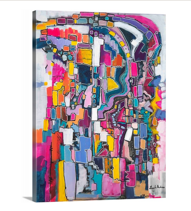“Self-Titled”- Colorful Geometric Abstract Fine Art Print