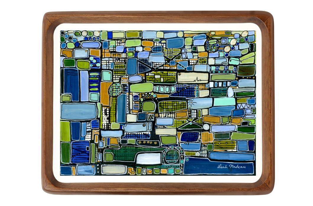 Right Side of The River- Original Painting by Leah Nadeau