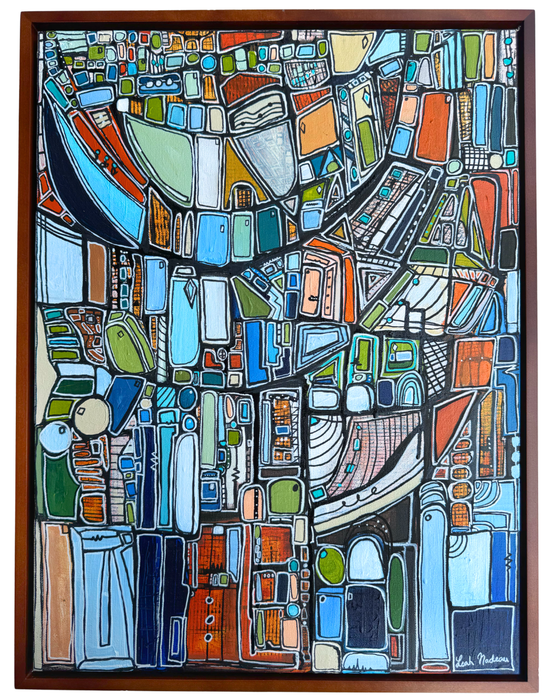 Memory Atlas- Original Painting by Leah Nadeau