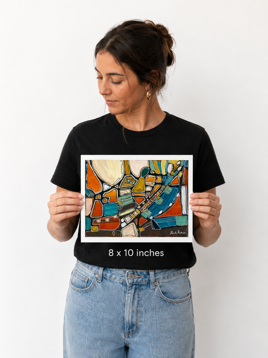 "Enjoying the View" - Print on Paper