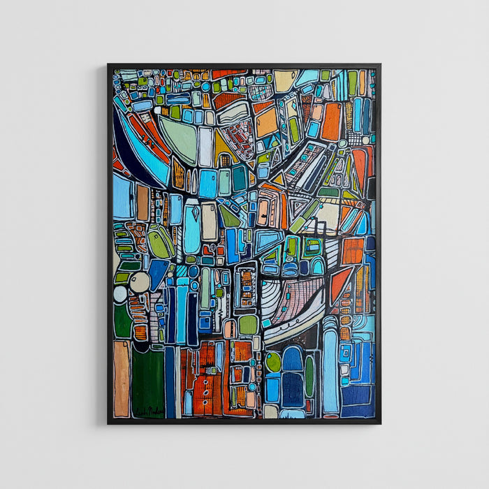 Memory Atlas- Original Painting by Leah Nadeau