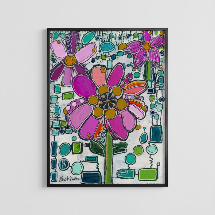 Atomic Anemone- Original Painting by Leah Nadeau