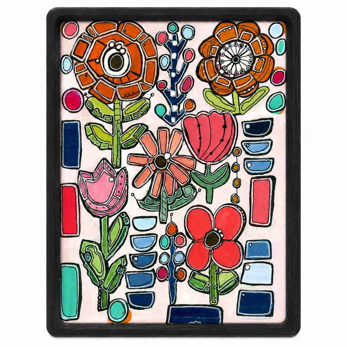 Garden Party- Original Painting by Leah Nadeau