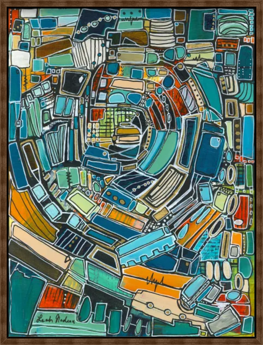 On The Way Down- Print on Canvas