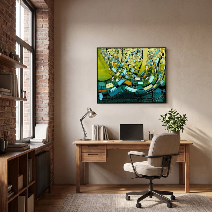 "Threads of Resilience" Framed Canvas Print - Limited Edition