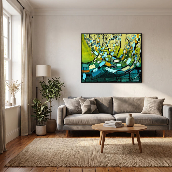 "Threads of Resilience" Framed Canvas Print - Limited Edition