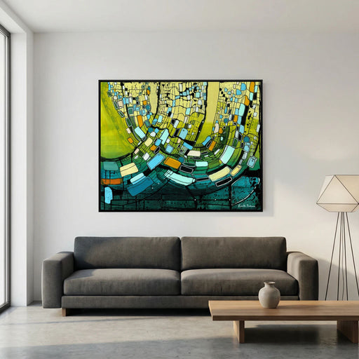 "Threads of Resilience" Framed Canvas Print - Limited Edition