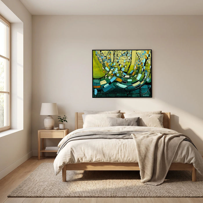 "Threads of Resilience" Framed Canvas Print - Limited Edition