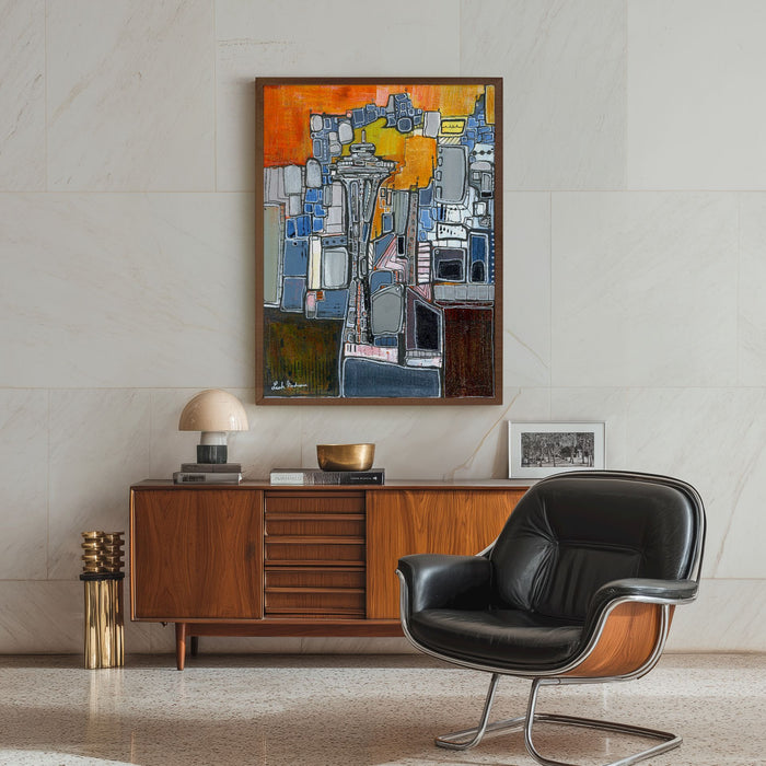 "Seattle Skyline" Limited Edition Print