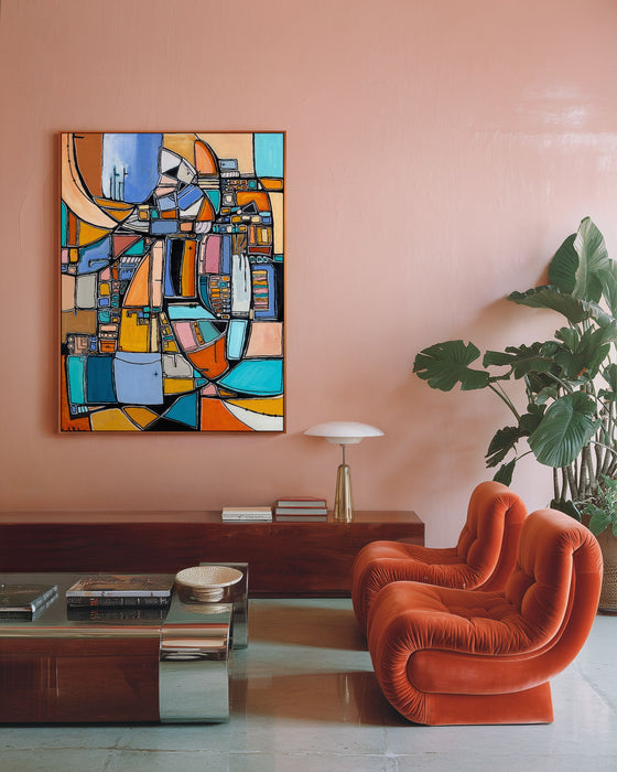 Caravel on the Horizon- Original Painting by Leah Nadeau
