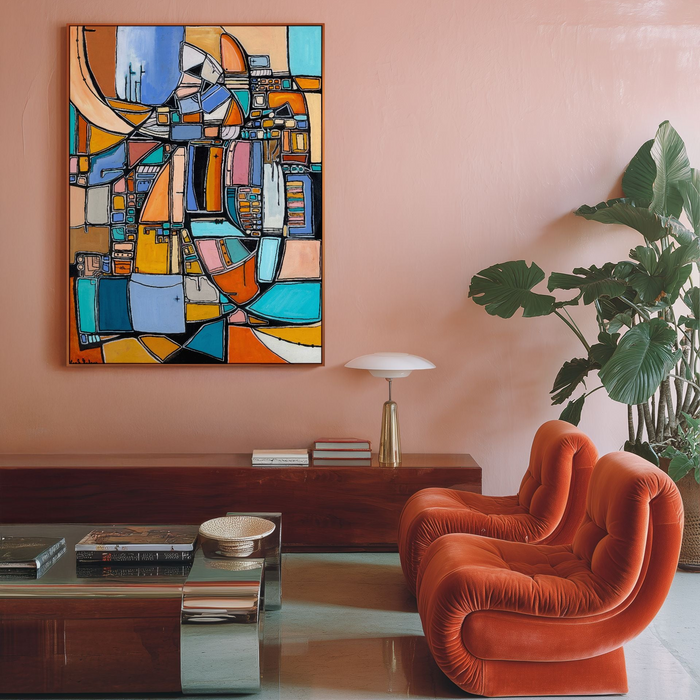 Caravel on the Horizon- Original Painting by Leah Nadeau