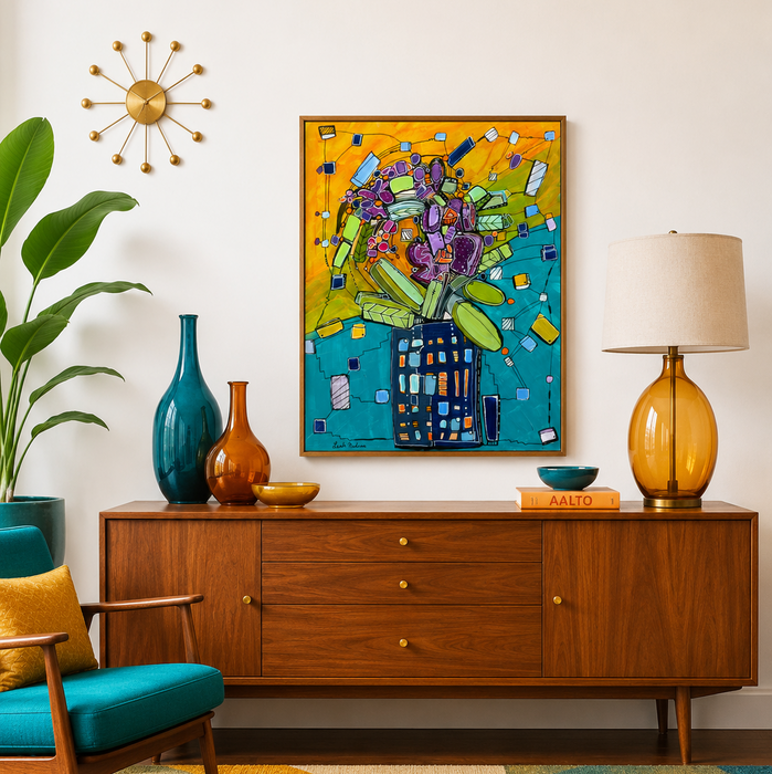 "Mid Mod Orchid" Fine Art Print