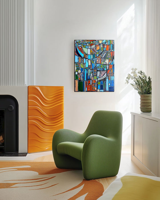 Memory Atlas- Original Painting by Leah Nadeau